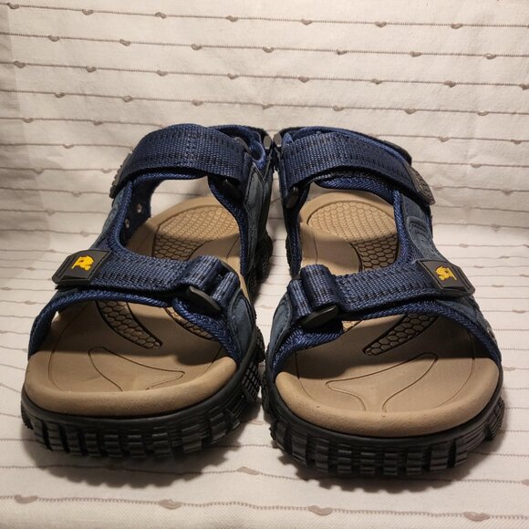 Camel Crown Waterproof Hiking Sandals Men's Size 8 Leather Dark Blue NEW - Picture 5 of 15